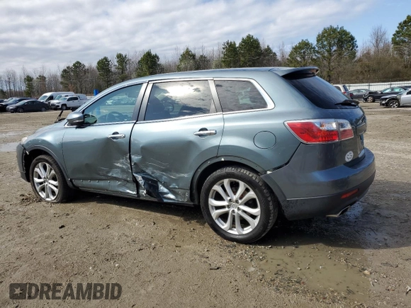 2012 Mazda CX-9 Grand Touring with VIN JM3TB3DV4C0364223, listed as a Copart auction lot 49413805 with 103,257 mi miles and Salvage Title. Bid and sale history available at DreamBid. Image 2.