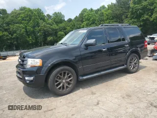 2017 Ford Expedition Limited with VIN 1FMJU1KT2HEA09167, listed as a Copart auction lot 59027585 with 77,998 mi miles and Salvage title. Bid and sale history available at DreamBid. Image 1.
