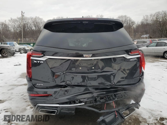2020 Cadillac XT6 AWD Premium Luxury z VIN 1GYKPDRS7LZ124714, wystawiony jako Copart lot #41449365 z przebiegiem 48 918 mil mil oraz Szkoda całkowita • Salvage title. Historia ofert i sprzedaży dostępna na DreamBid. Obrazek 6.