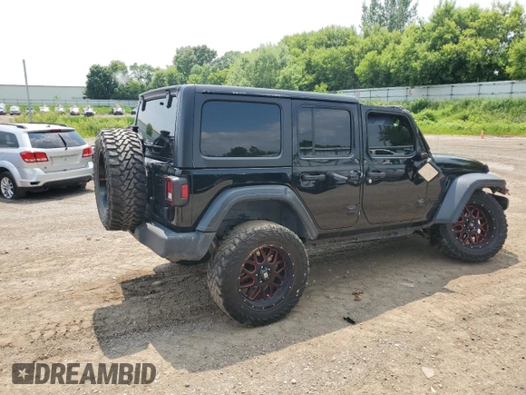 2020 Jeep Wrangler Unlimited Sport Altitude with VIN 1C4HJXDG2LW102854, listed as a Copart auction lot 60245695 with 134,575 mi miles and Non repairable. Bid and sale history available at DreamBid. Image 3.