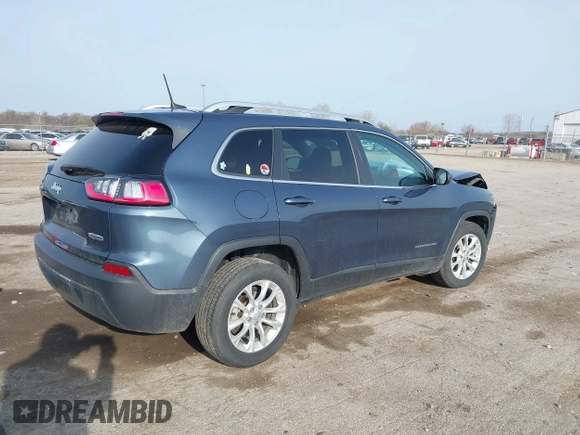 2019 Jeep Cherokee Latitude with VIN 1C4PJLCB2KD403788, listed as a IAAI auction lot 41934713 with 95,455 mi miles and . Bid and sale history available at DreamBid. Image 4.