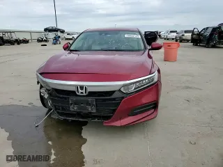 2018 Honda Accord Sedan LX 1.5T with VIN 1HGCV1F17JA257593, listed as a Copart auction lot 50652125 with 191,252 mi miles and Salvage Title. Bid and sale history available at carsss.com. Image 11.
