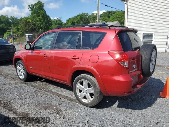 2007 Toyota RAV4 Sport with VIN JTMBD32V276045858, listed as a Copart auction lot 57290625 with Not provided miles and Clean title. Bid and sale history available at DreamBid. Image 2.