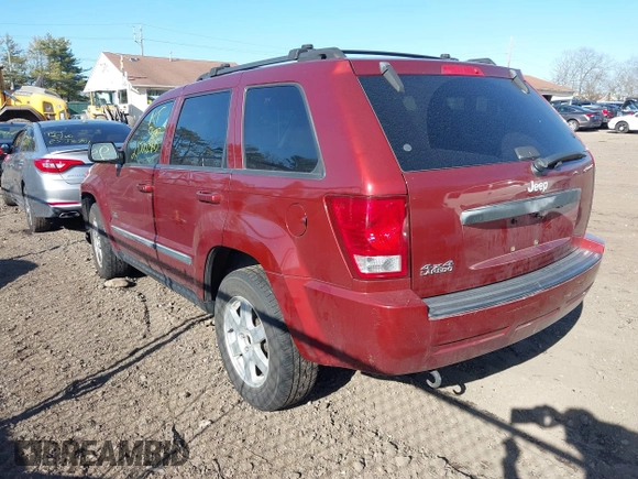 2008 Jeep Grand Cherokee Laredo with VIN 1J8GR48K28C164998, listed as a IAAI auction lot 41844702 with 999,999 mi miles. Bid and sale history available at carsss.com. Image 3.