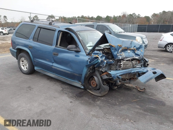 2002 Dodge Durango z VIN 1B8HR48N22F144208, wystawiony jako IAAI lot #41101004 z przebiegiem Nie podano mil oraz . Historia ofert i sprzedaży dostępna na DreamBid. Obrazek 1.