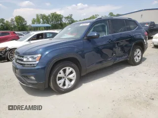 2018 Volkswagen Atlas SE с VIN 1V2LR2CA9JC587607, выставлен на аукционе Copart как лот 54824925 с пробегом 89 318 миль миль и Списание • Salvage title. История ставок и продаж доступна на DreamBid. Изображение 1.