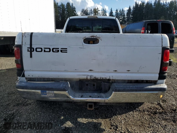 1999 Dodge 3500 z VIN 1B7MC33W7XJ610508, wystawiony jako Copart lot #75534914 z przebiegiem Nie podano mil oraz Czysty tytuł • Clean title. Historia ofert i sprzedaży dostępna na DreamBid. Obrazek 6.