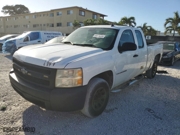 2008 Chevrolet Silverado 1500 Work Truck with VIN 1GCEC19XX8Z114257, listed as a Copart auction lot 49874225 with 272,319 mi miles and Clean Title. Bid and sale history available at carsss.com. Image 1.