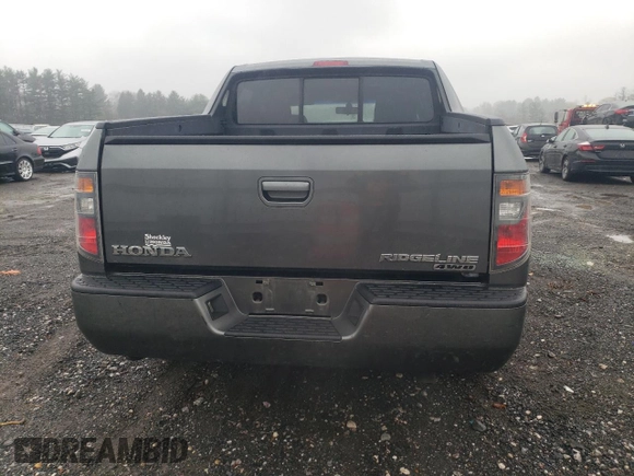 2008 Honda Ridgeline RTL with VIN 2HJYK16568H519501, listed as a Copart auction lot 52174455 with 260,163 mi miles and Salvage Title. Bid and sale history available at carsss.com. Image 6.