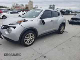 2015 Nissan Juke SV with VIN JN8AF5MR9FT505877, listed as a Copart auction lot 89277275 with 115,376 mi miles and Salvage Title. Bid and sale history available at carsss.com. Image 1.