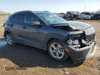 2023 Hyundai Kona SEL with VIN KM8K62AB5PU982920, listed as a Copart auction lot 50198635 with 14,550 mi miles and Salvage Title. Bid and sale history available at DreamBid. Image 4.
