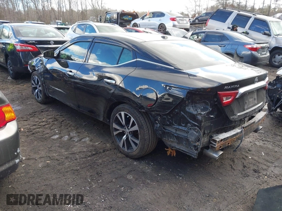 2017 Nissan Maxima SV with VIN 1N4AA6AP0HC396771, listed as a IAAI auction lot 41441040 with 144,489 mi miles. Bid and sale history available at carsss.com. Image 3.