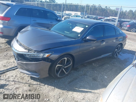 2019 Honda Accord Sport with VIN 1HGCV1F30KA086821, listed as a IAAI auction lot 41580379 with 84,288 mi miles and . Bid and sale history available at DreamBid. Image 2.