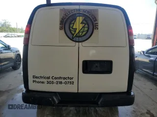 2006 Chevrolet Express Cargo with VIN 1GCGG25V961171309, listed as a Copart auction lot 64814815 with 199,033 mi miles and Salvage title. Bid and sale history available at DreamBid. Image 6.