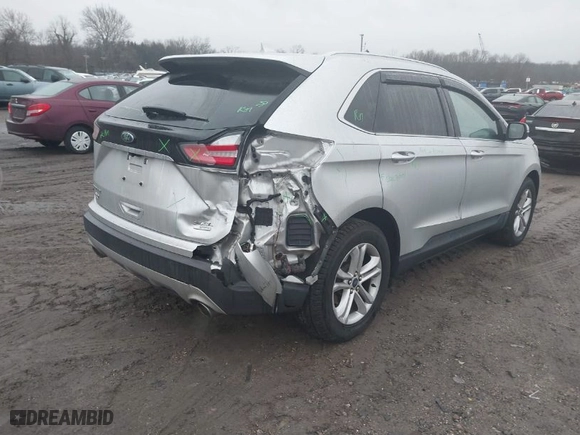 2019 Ford Edge SEL with VIN 2FMPK3J90KBB49948, listed as a IAAI auction lot 41456762 with 125,619 mi miles. Bid and sale history available at carsss.com. Image 4.