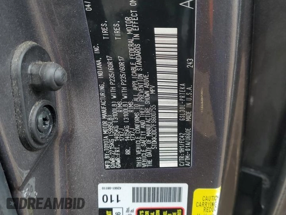 2015 Toyota Sienna LE AAS with VIN 5TDKK3DC7FS600755, listed as a Copart auction lot 45329985 with 228,301 mi miles and Salvage Title. Bid and sale history available at carsss.com. Image 15.
