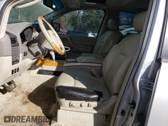 2007 Infiniti QX56 with VIN 5N3AA08C47N802244, listed as a Copart auction lot 87195344 with 0 mi miles and Salvage Title. Bid and sale history available at carsss.com. Image 7.
