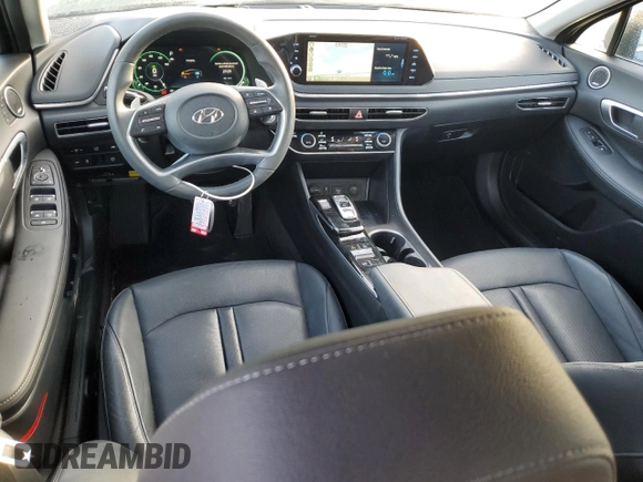 2021 Hyundai Sonata Hybrid Limited with VIN KMHL54JJ4MA027680, listed as a Copart auction lot 71455163 with 28,941 mi miles. Bid and sale history available at carsss.com. Image 8.