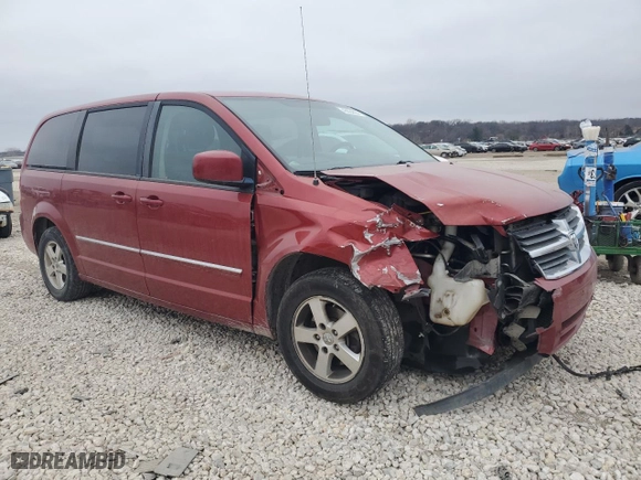 2008 Dodge Grand Caravan SXT with VIN 1D8HN54P68B117771, listed as a Copart auction lot 45624604 with 179,931 mi miles and Salvage Title. Bid and sale history available at carsss.com. Image 4.