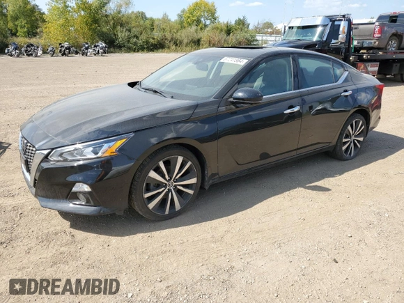 2019 Nissan Altima 2.5 Platinum with VIN 1N4BL4FW9KC130837, listed as a Copart auction lot 67241884 with 36,300 mi miles and Salvage Title. Bid and sale history available at carsss.com. Image 1.