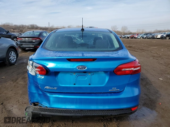2016 Ford Focus SE with VIN 1FADP3F22GL358089, listed as a Copart auction lot 47478225 with 21,811 mi miles and Salvage Title. Bid and sale history available at carsss.com. Image 6.