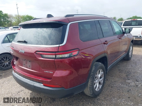 2021 Jeep Grand Cherokee Limited z VIN 1C4RJKBGXM8161859, wystawiony jako IAAI lot #41889257 z przebiegiem 46 965 mil mil oraz . Historia ofert i sprzedaży dostępna na DreamBid. Obrazek 4.