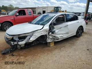 2017 Honda Accord Touring with VIN 1HGCR3F93HA005470, listed as a Copart auction lot 52021605 with Not provided miles and Salvage title. Bid and sale history available at DreamBid. Image 1.