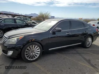 2016 Hyundai Equus Signature with VIN KMHGH4JH2GU104989, listed as a Copart auction lot 78727494 with 64,445 mi miles and Salvage Title. Bid and sale history available at DreamBid. Image 1.