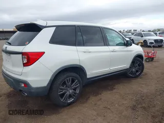 2019 Honda Passport EX-L with VIN 5FNYF7H57KB002844, listed as a IAAI auction lot 42195170 with 43,327 mi miles and . Bid and sale history available at DreamBid. Image 4.