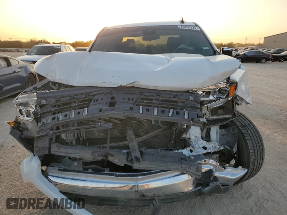 2022 Chevrolet Silverado 1500 LT with VIN 1GCPACED2NZ579651, listed as a Copart auction lot 75667024 with 0 mi miles and Salvage Title. Bid and sale history available at carsss.com. Image 5.