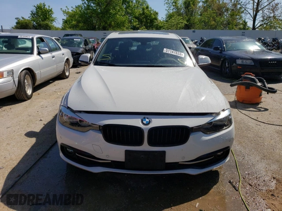 2017 BMW 3 Series 330i xDrive with VIN WBA8D9G34HNU63931, listed as a Copart auction lot 51147833 with 68,251 mi miles and Salvage Title. Bid and sale history available at carsss.com. Image 5.