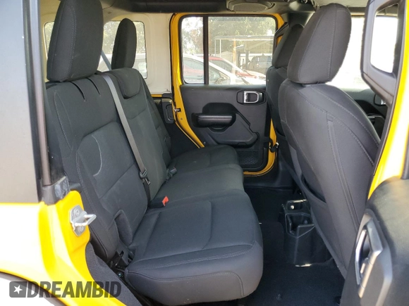 2020 Jeep Wrangler Unlimited Sport S с VIN 1C4HJXDG1LW189677, выставлен на аукционе Copart как лот 62716145 с пробегом 69 624 миль миль и Списание • Salvage title. История ставок и продаж доступна на DreamBid. Изображение 11.