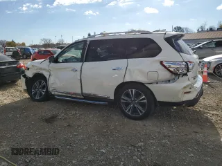 2020 Nissan Pathfinder Platinum with VIN 5N1DR2DM1LC628440, listed as a Copart auction lot 78098474 with 42,364 mi miles and Salvage Title. Bid and sale history available at carsss.com. Image 2.