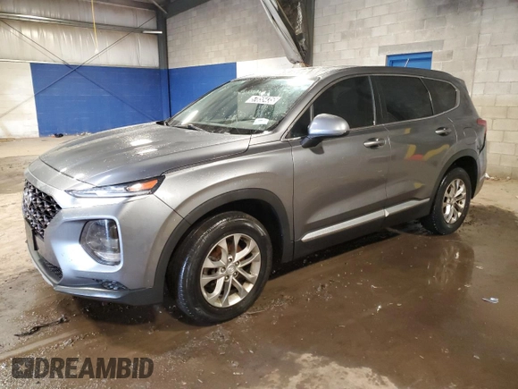 2019 Hyundai Santa Fe SE with VIN 5NMS23AD1KH007340, listed as a Copart auction lot 57855435 with 136,751 mi miles and Clean title. Bid and sale history available at DreamBid. Image 1.