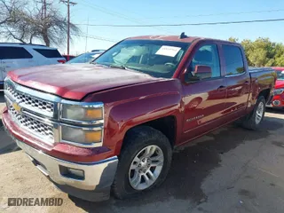 2015 Chevrolet Silverado 1500 LT with VIN 3GCPCREC5FG380521, listed as a IAAI auction lot 41814964 with 177,908 mi miles. Bid and sale history available at carsss.com. Image 6.