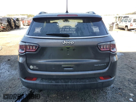 2019 Jeep Compass Sport с VIN 3C4NJCAB9KT636992, выставлен на аукционе Copart как лот 44546695 с пробегом 95 271 миль миль и Списание • Salvage title. История ставок и продаж доступна на DreamBid. Изображение 6.