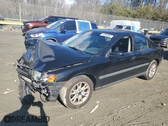 2004 Volvo S60 with VIN YV1RS61T742396297, listed as a Copart auction lot 47384605 with 125,302 mi miles and Salvage Title. Bid and sale history available at carsss.com. Image 1.