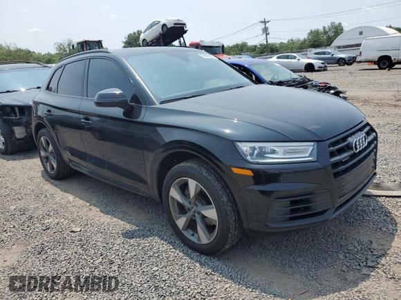 2020 Audi Q5 Premium with VIN WA1ANAFY8L2113769, listed as a Copart auction lot 59963025 with 125,844 mi miles and Salvage title. Bid and sale history available at DreamBid. Image 4.