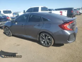 2018 Honda Civic Si with VIN 2HGFC1E57JH704397, listed as a Copart auction lot 51868535 with 44,620 mi miles and Salvage Title. Bid and sale history available at DreamBid. Image 2.