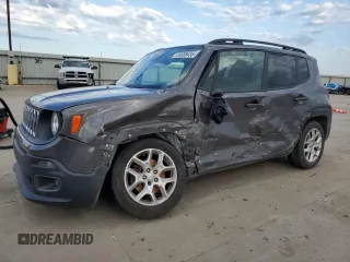 2017 Jeep Renegade Latitude z VIN ZACCJABB0HPE63745, wystawiony jako Copart lot #55688435 z przebiegiem 79 437 mil mil oraz Szkoda całkowita • Salvage title. Historia ofert i sprzedaży dostępna na DreamBid. Obrazek 1.
