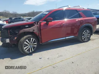 2022 Nissan Pathfinder Platinum z VIN 5N1DR3DH2NC233291, wystawiony jako Copart lot #50972265 z przebiegiem 73 174 mil mil oraz Czysty tytuł • Clean title. Historia ofert i sprzedaży dostępna na DreamBid. Obrazek 1.
