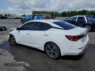 2021 Nissan Sentra SV with VIN 3N1AB8CV0MY313150, listed as a Copart auction lot 63597075 with 47,781 mi miles and Salvage title. Bid and sale history available at DreamBid. Image 2.