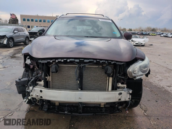 2015 Infiniti QX60 with VIN 5N1AL0MM6FC507755, listed as a Copart auction lot 54202075 with 138,426 mi miles and Salvage Title. Bid and sale history available at DreamBid. Image 5.