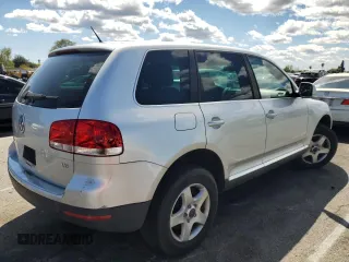 2006 Volkswagen Touareg 3.2L V6 with VIN WVGZG77L76D040164, listed as a Copart auction lot 51551155 with 169,611 mi miles and Salvage Title. Bid and sale history available at DreamBid. Image 3.