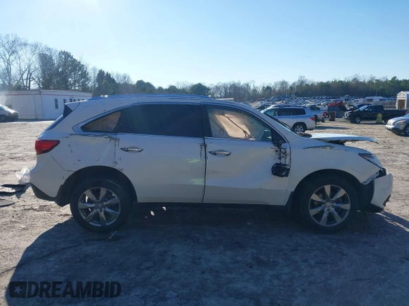 2014 Acura MDX Advance with VIN 5FRYD4H89EB028427, listed as a IAAI auction lot 41215006 with Not Provided miles and . Bid and sale history available at DreamBid. Image 12.