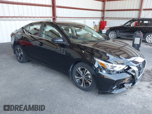2020 Nissan Sentra SV with VIN 3N1AB8CV3LY313318, listed as a IAAI auction lot 42561962 with 25,836 mi miles and . Bid and sale history available at DreamBid. Image 1.