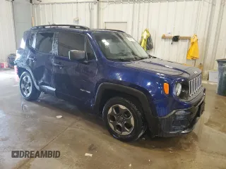 2017 Jeep Renegade Sport with VIN ZACCJAAB3HPF50847, listed as a Copart auction lot 53825165 with 99,006 mi miles and Clean Title. Bid and sale history available at DreamBid. Image 4.