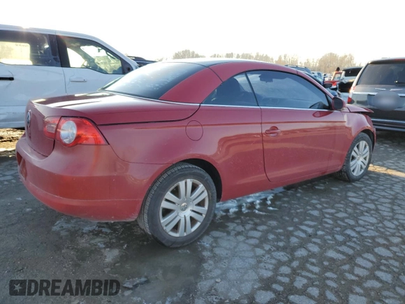 2007 Volkswagen Eos with VIN WVWAA71F37V022794, listed as a Copart auction lot 83050514 with 175,762 mi miles and Salvage Title. Bid and sale history available at DreamBid. Image 3.