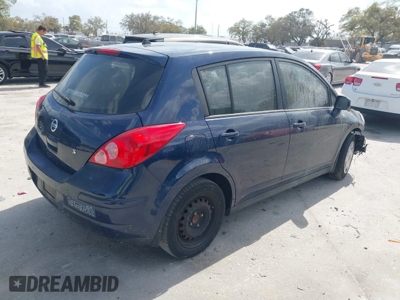 2007 Nissan Versa 1.8 S with VIN 3N1BC13E67L431049, listed as a IAAI auction lot 41723148 with 1 mi miles. Bid and sale history available at carsss.com. Image 4.
