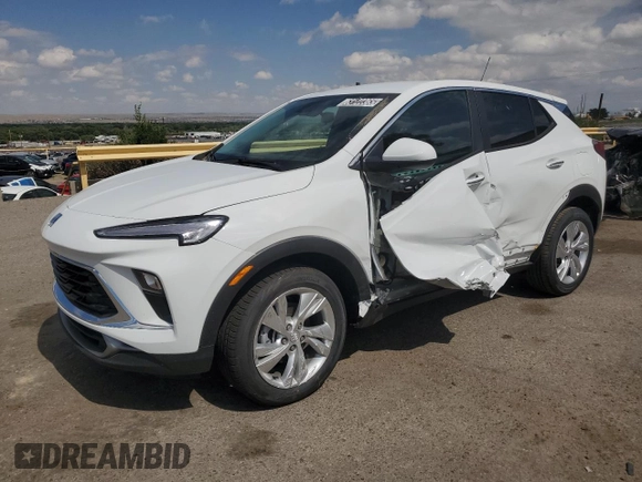 2025 Buick Encore GX Preferred with VIN KL4AMCSL0SB214859, listed as a Copart auction lot 63122365 with 576 mi miles and Clean title. Bid and sale history available at DreamBid. Image 1.